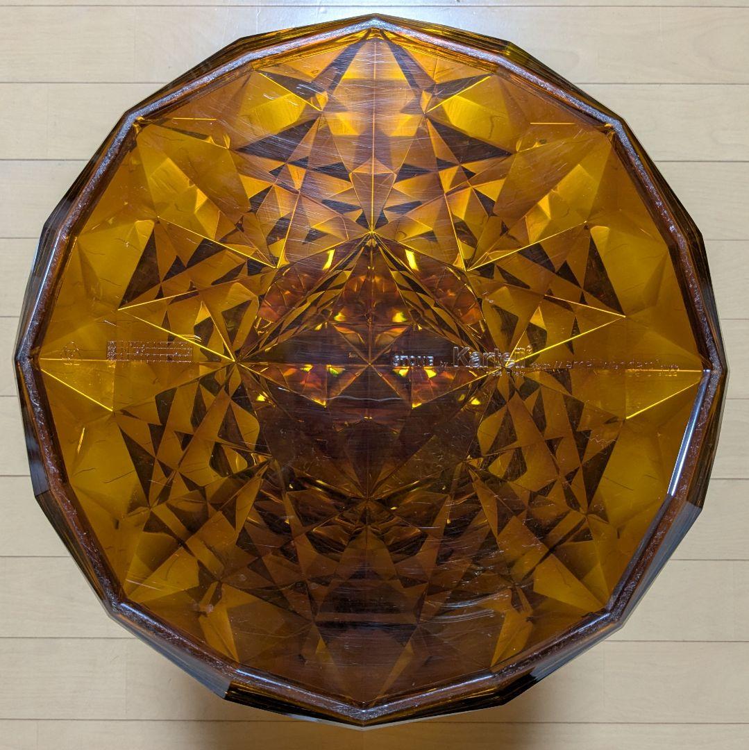 Kartell STONE カルテル ストーン スツール アンバー 1