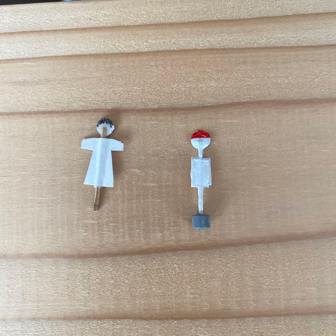 HOゲージ　ローカル駅と駅前ジオラマセット