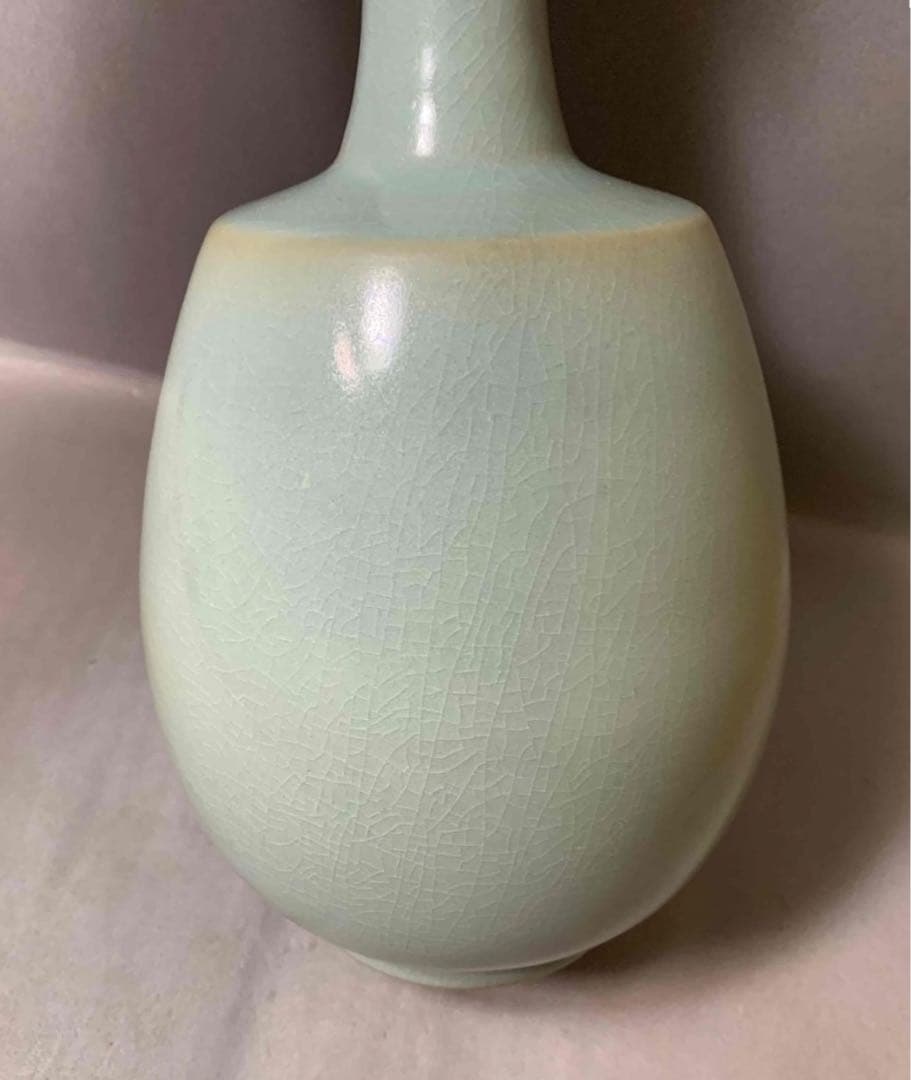 中国 輪花口肩衝瓶　u6230952