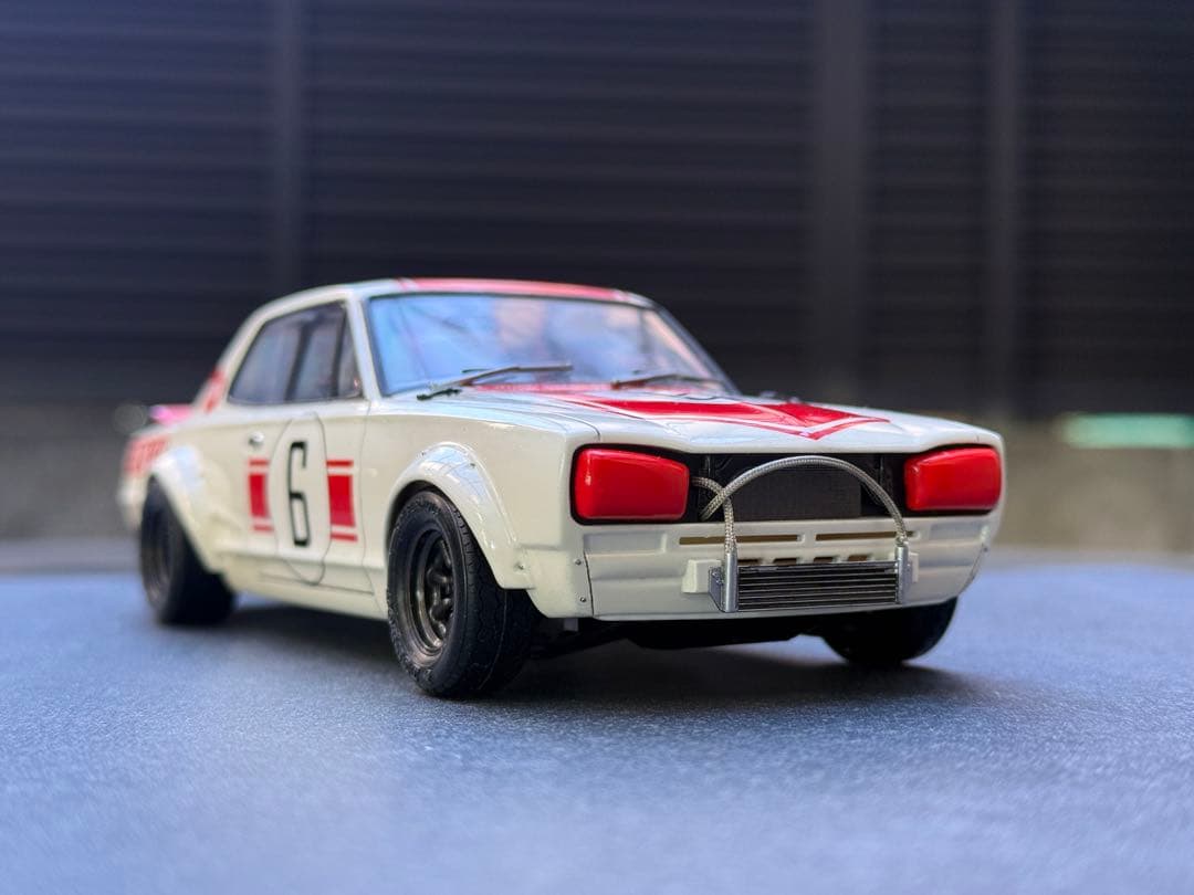 SKYLIN GT-R 1971年日本GP優勝車 1/24 完成品☆