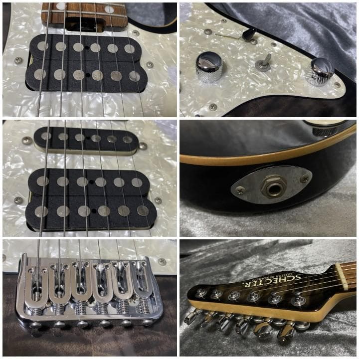 美品 Schecter SD-2-24-AL-FXD 国産本格モデル