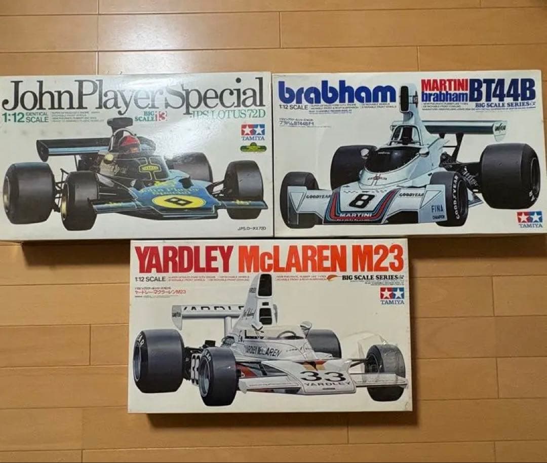 Tamiya 1/12 スケール モデル 3点セット