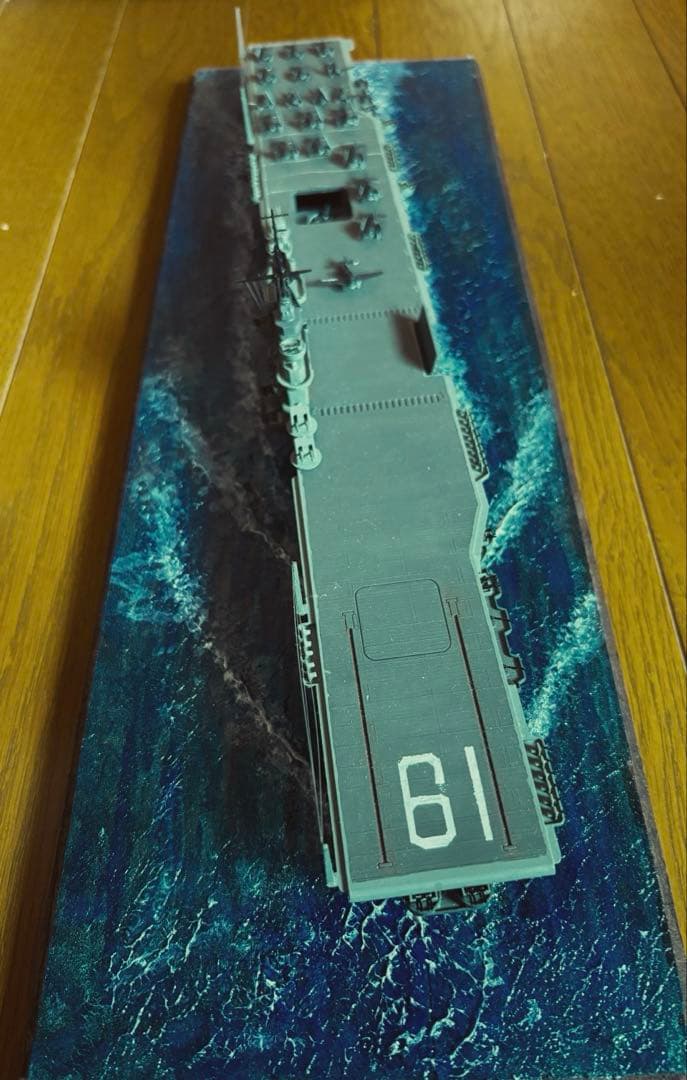 ハンコック 19 アメリカ軍 空母 軍艦モデル ジオラマ 1/700 スケール