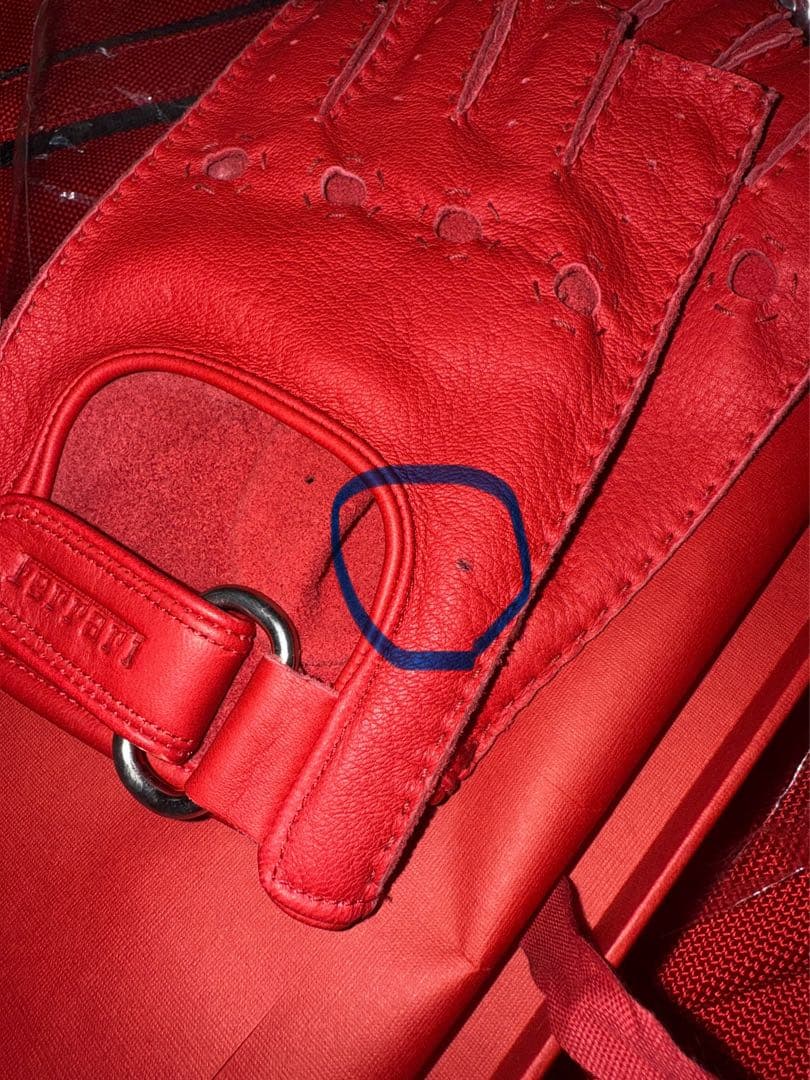 専用出品 フェラーリ オフィシャル レザー ドライビング グローブ