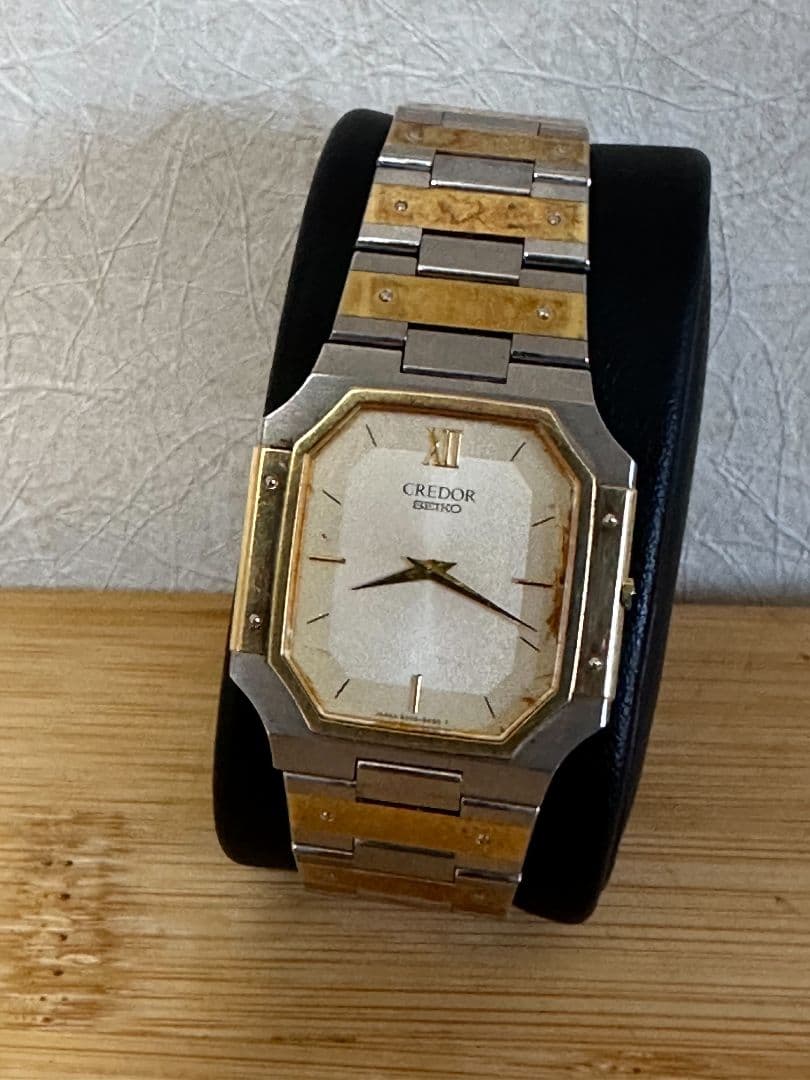 18K/14K金無垢 セイコー クレドール 9300-5320 希少 腕時計