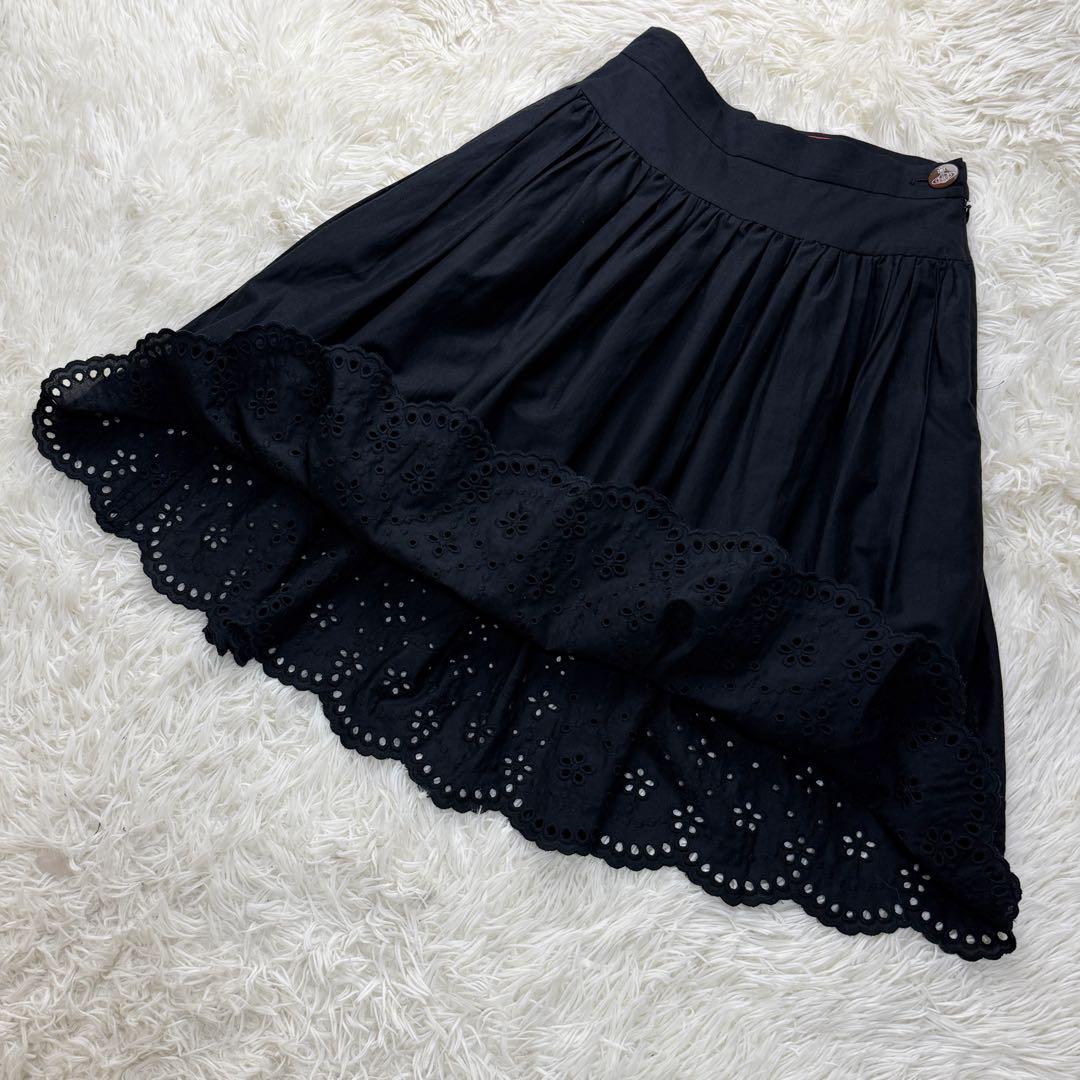 人気♡美品♡ヴィヴィアンウエストウッド レース フレア スカート