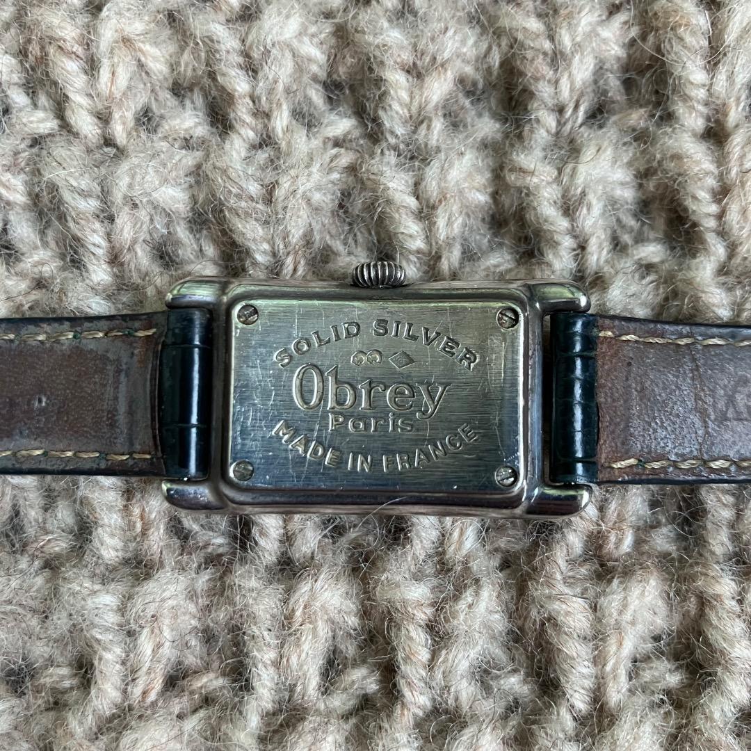 専用　2つセット　オブレイ　メンズ　時計　シルバー　 純正　Obrey 　銀無垢