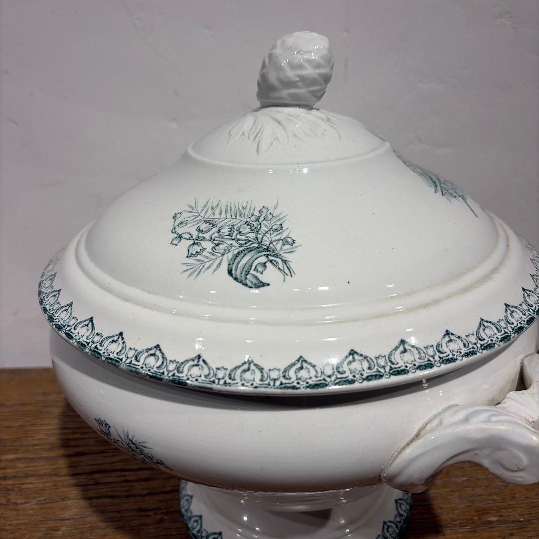 フランスアンティーク　サンタマン　ミュゲ 鈴蘭　ST.AMAND スーピーエール