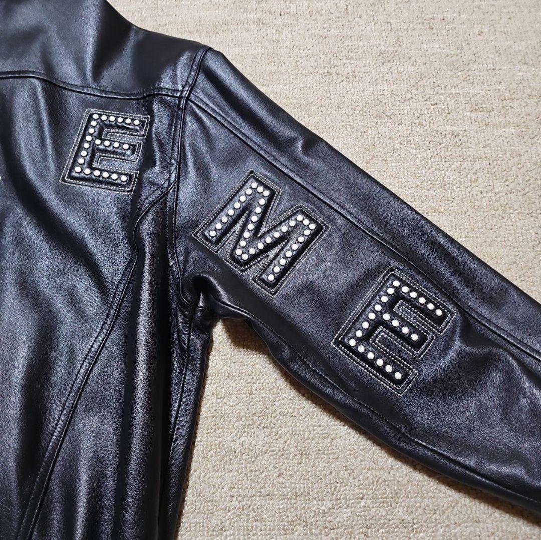光*様 美品！希少！ Supreme シュプリーム レザージャケットブラック M