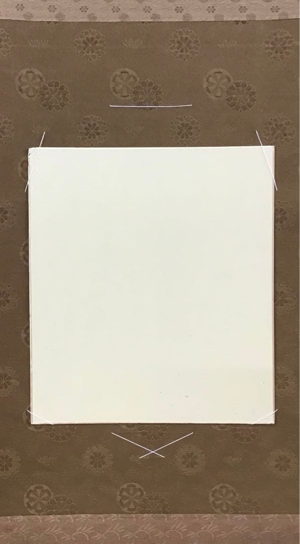 K茶道具　掛軸　御色紙掛軸(写真の色紙は付属していません)　掛軸　S1048KJ