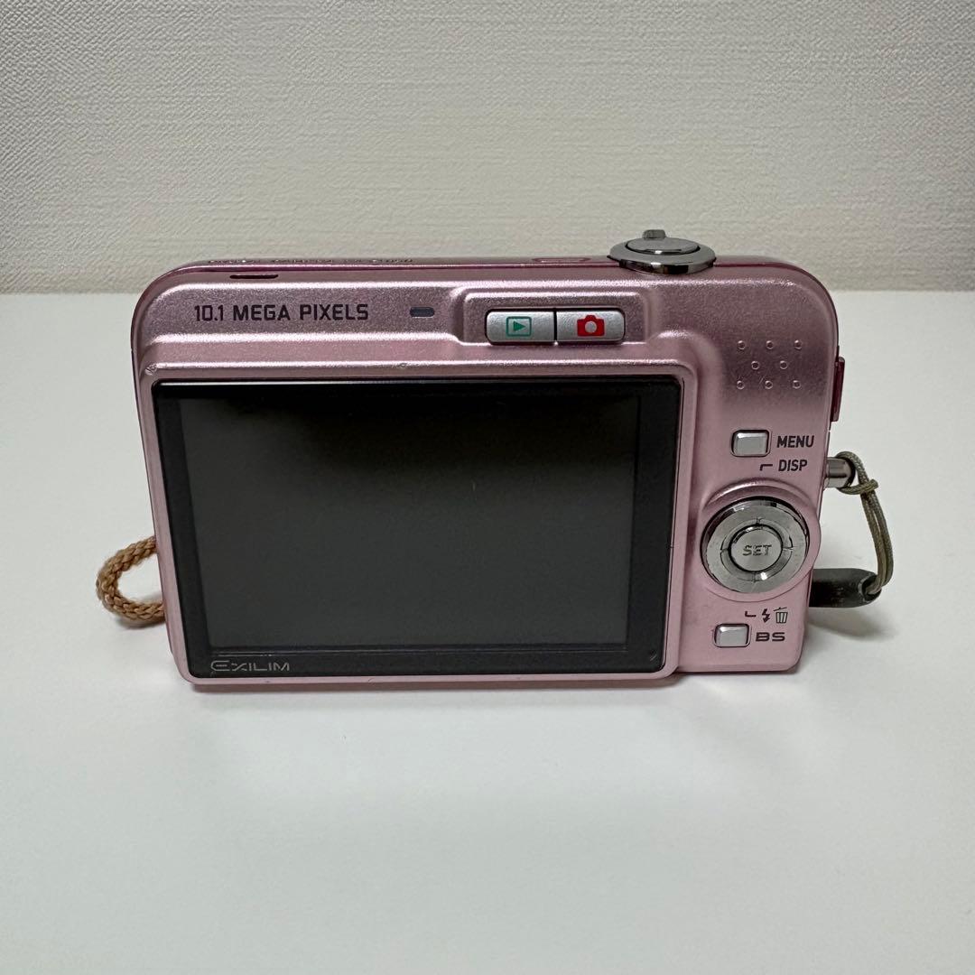 【動作良】CASIO エクシリムEX-Z1050 充電器付き ピンク コンデジ