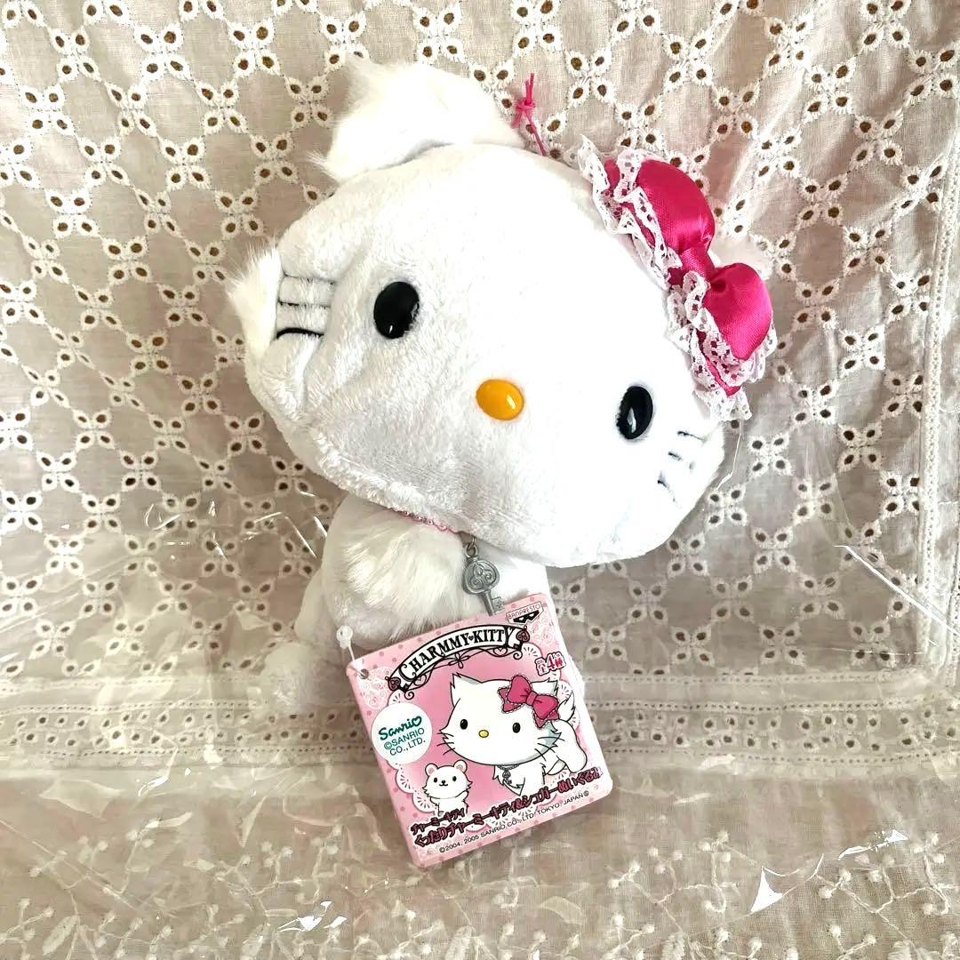 レア‼️くったりチャーミーキティ ぬいぐるみ ホワイト タグ付き