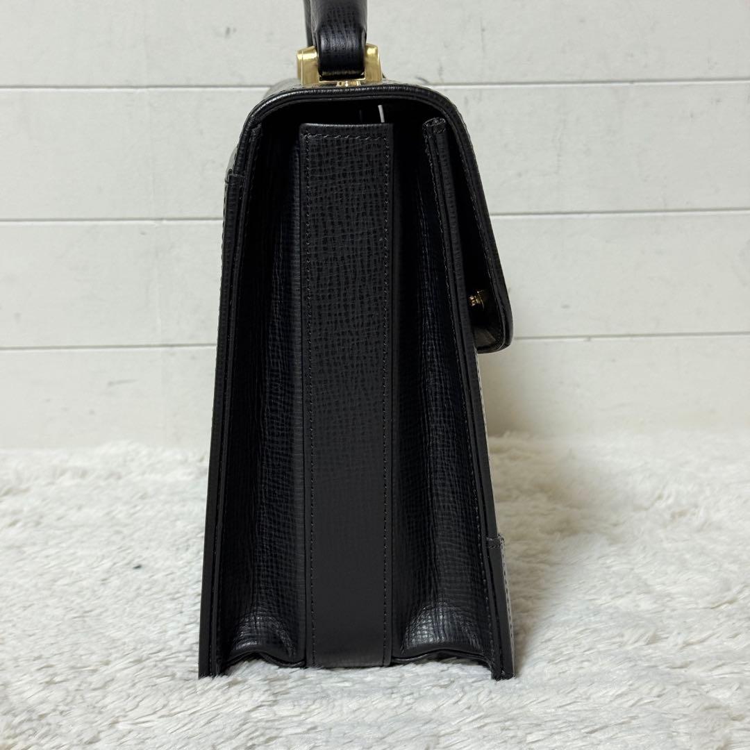 新品未使用✨銀座タニザワ　ブリーフケース　皇室御用達　ダレスバッグ　黒　超希少