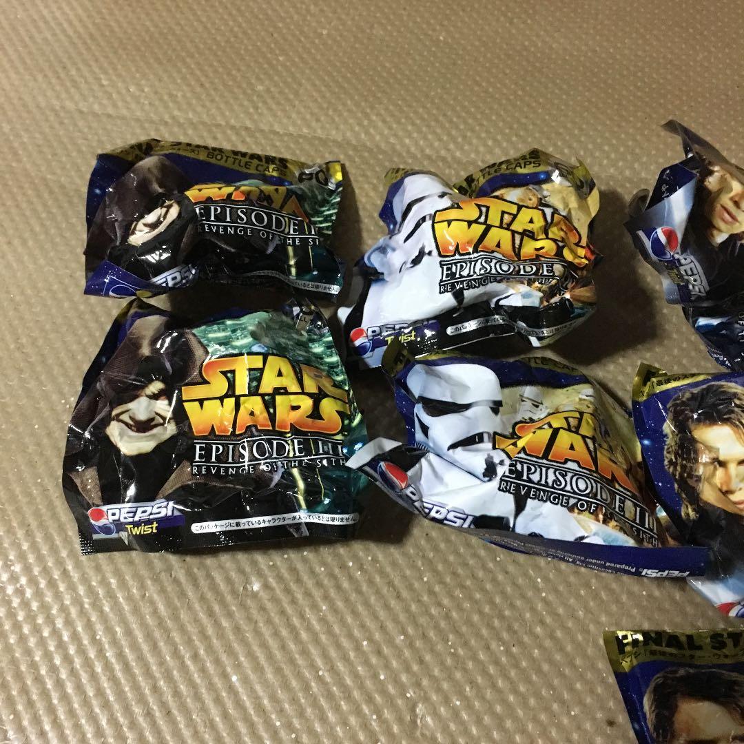 0625　スターウォーズ エピソード III ボトルキャップ 21個 袋12種