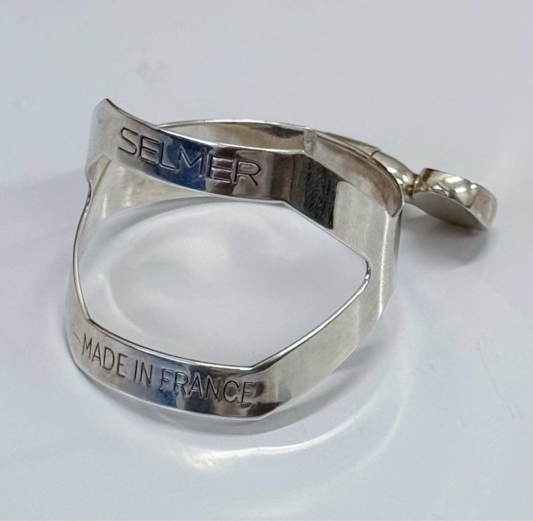 セルマー　テナーサックス用　リガチャー　銀メッキ