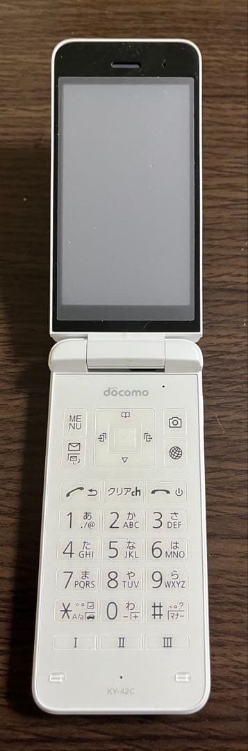 docomo DIGNOケータイ KY-42C　ホワイト　箱あり