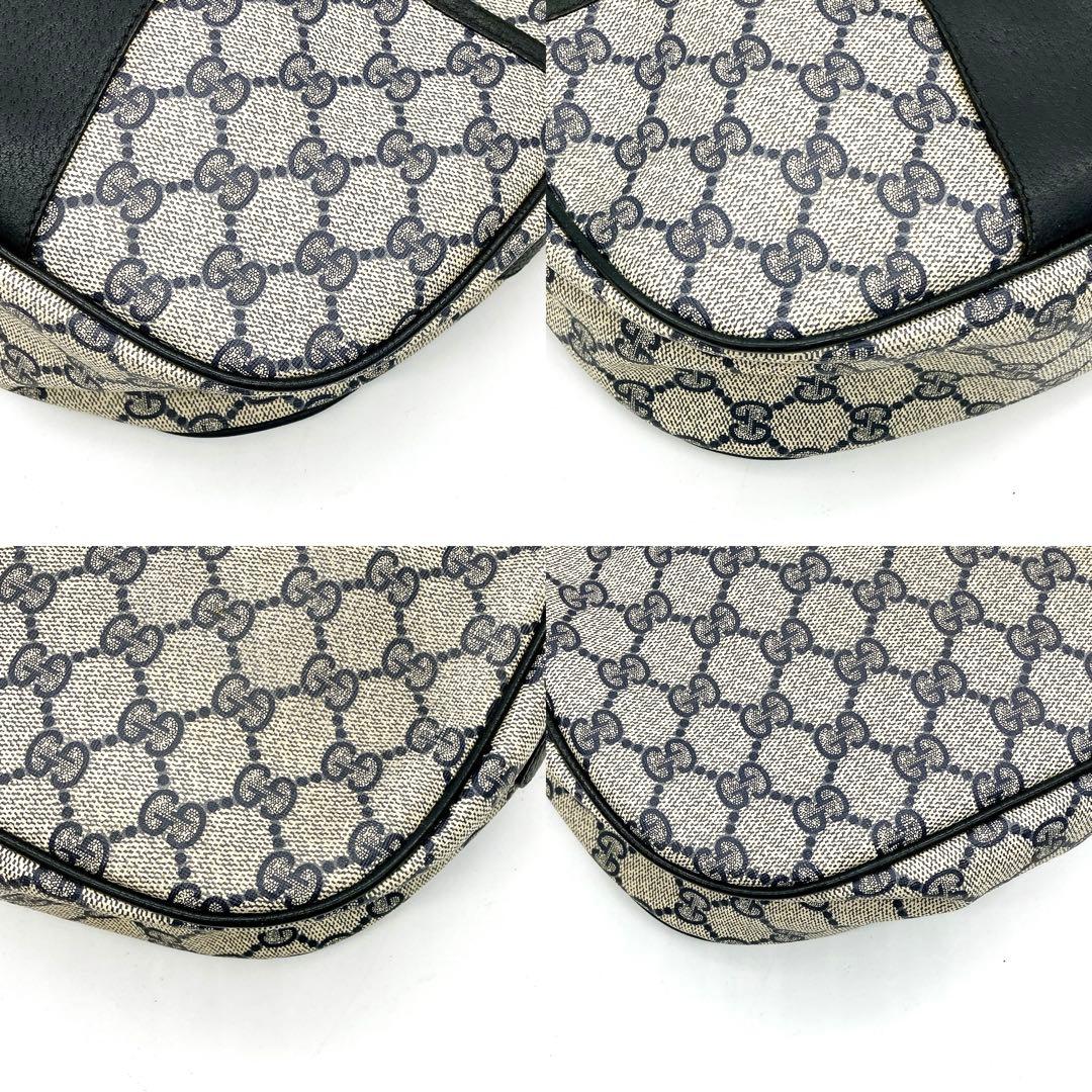 【GUCCI】ショルダーバッグ　GGスプリーム シェリーライン　ベージュ　自立