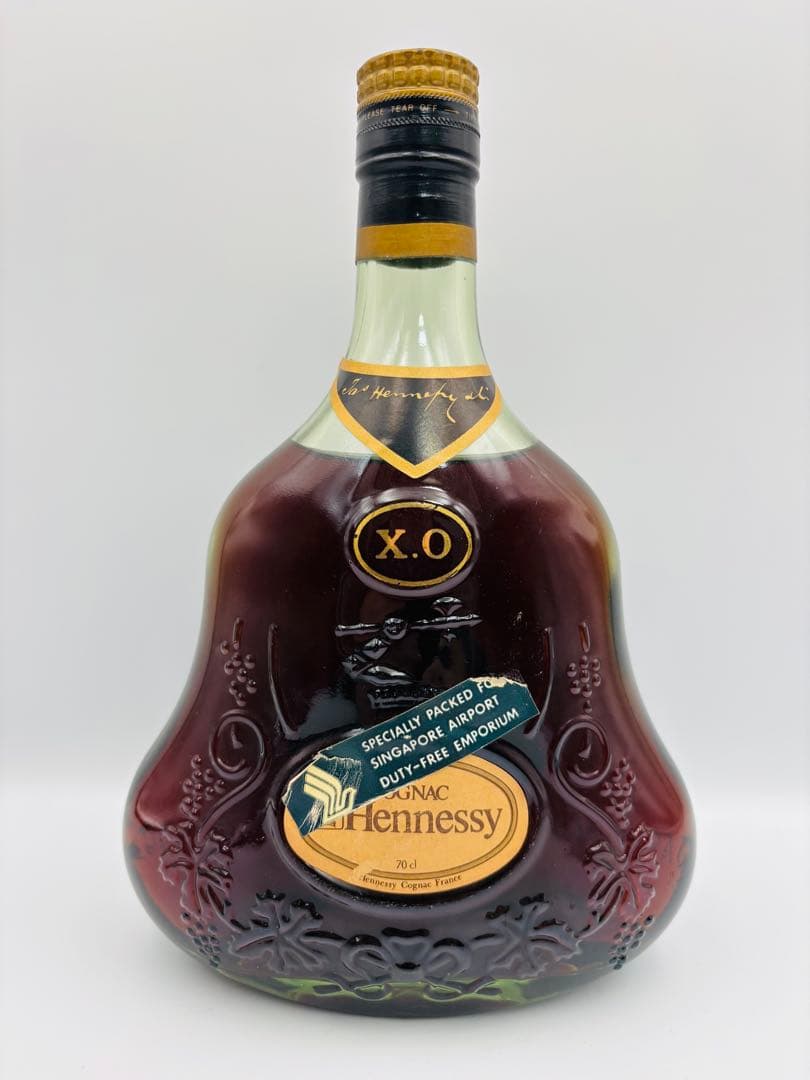 未開栓ジャズ ヘネシー XO 金キャップ グリーンボトル 40% 700ml