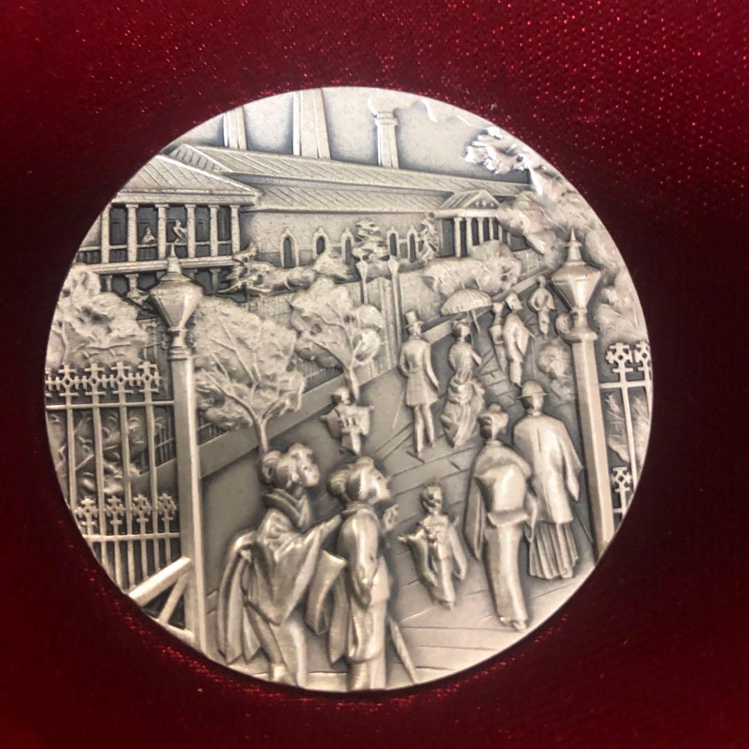 松*雄様 純銀 昭和58年　桜の通り抜け　記念メダル 純銀メダル 品位証明マーク