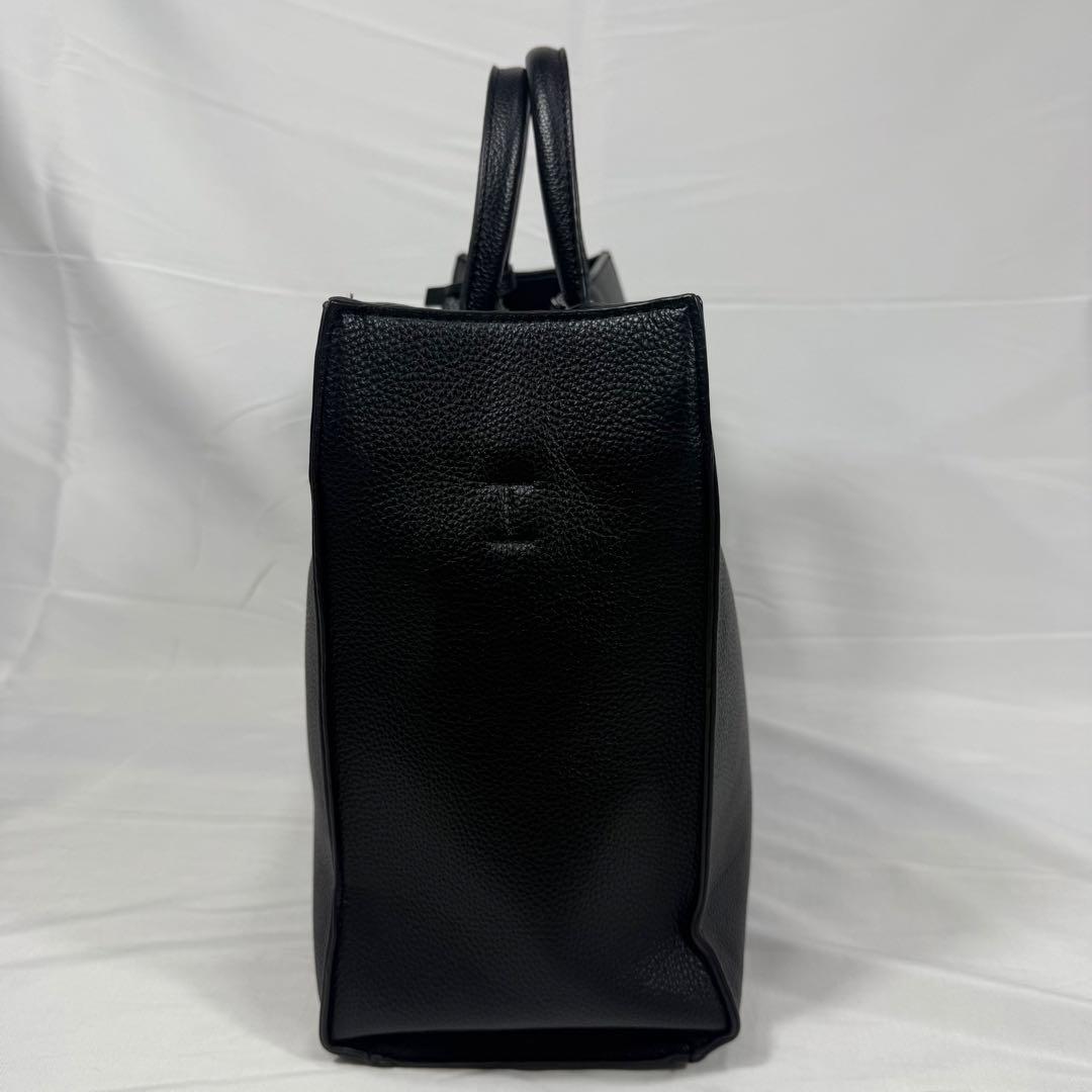 【極美品】スローブイエナ ハンド トートバッグ 底鋲 大容量 A4 2way 黒