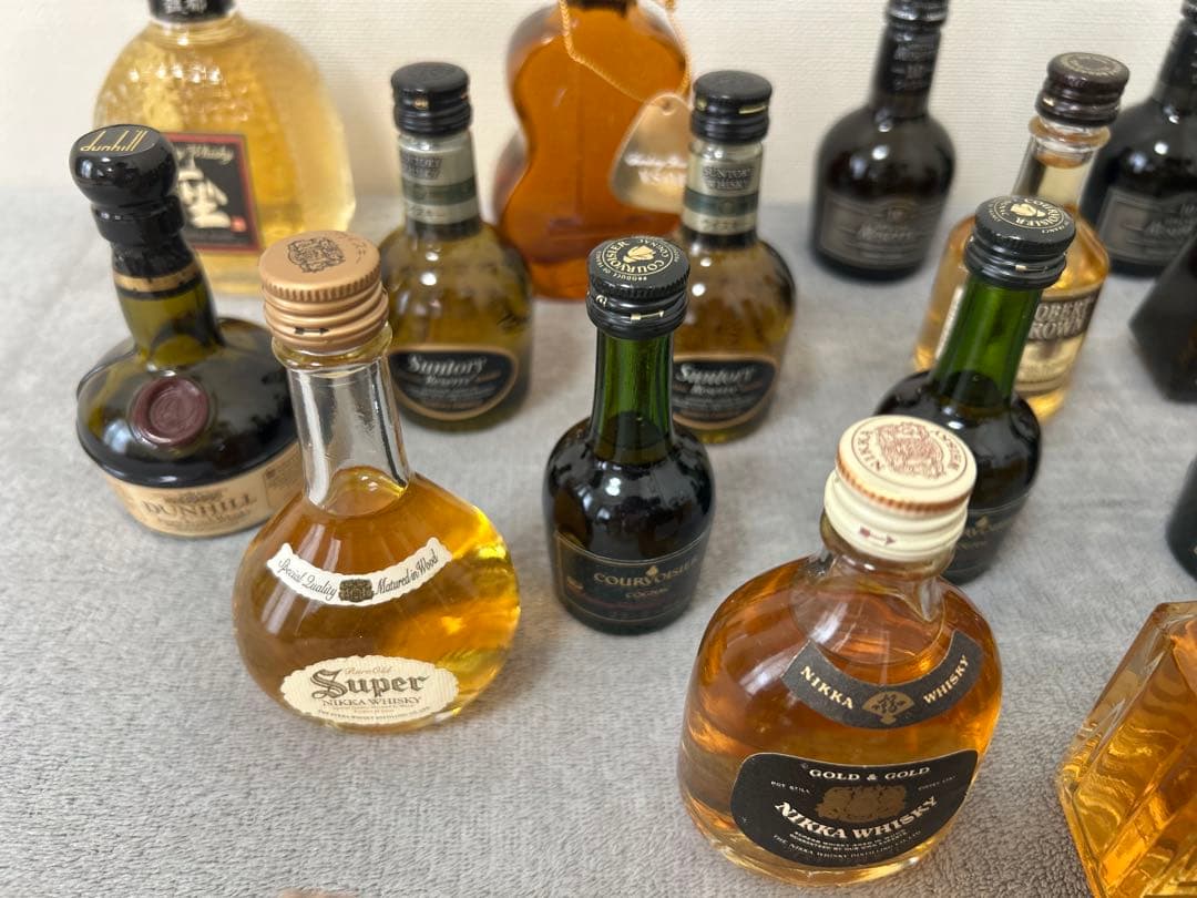 ウイスキー & ブランデー　ミニボトルセット