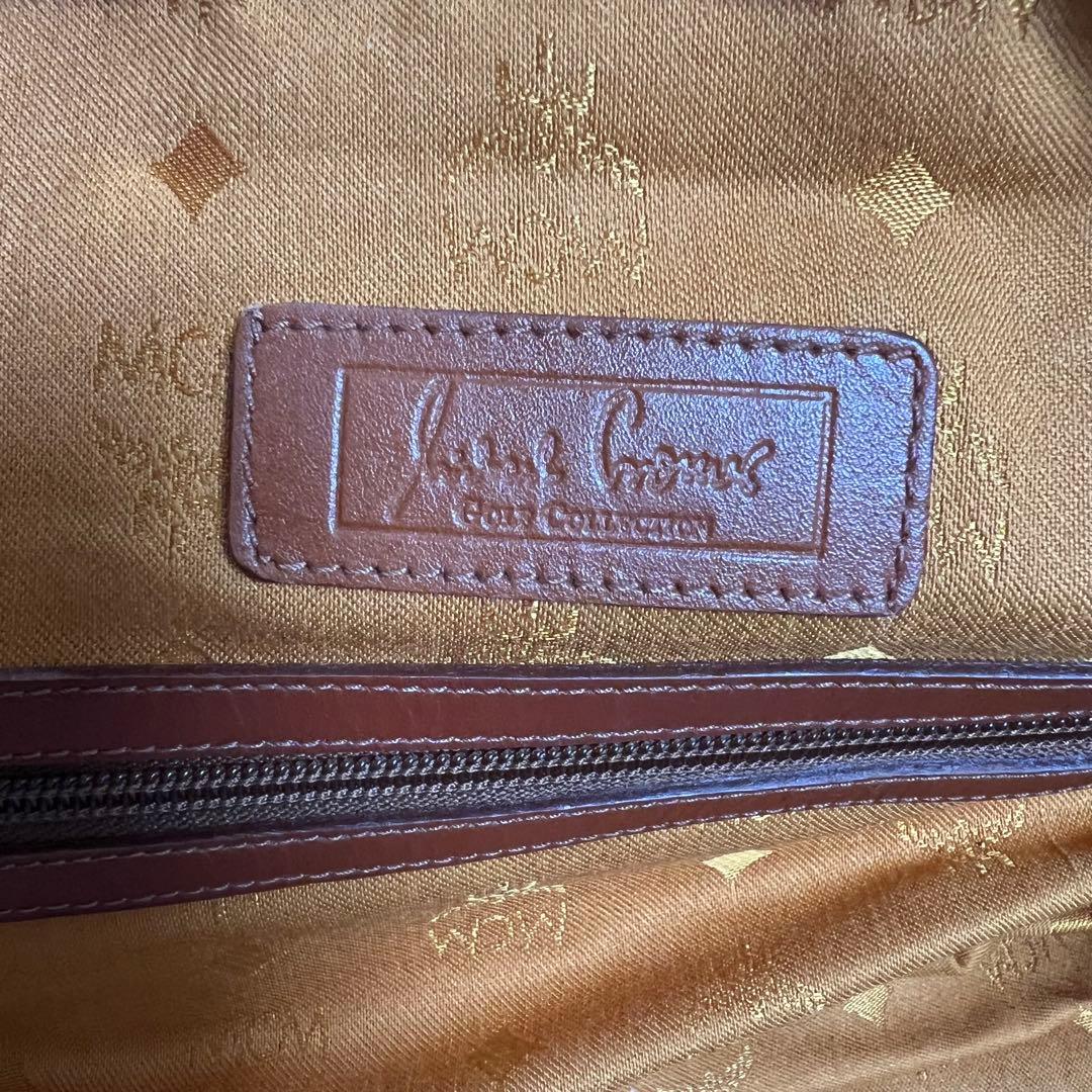 MCM エムシーエム ヴィンテージ ヴィセトス レザー ボストンバッグ