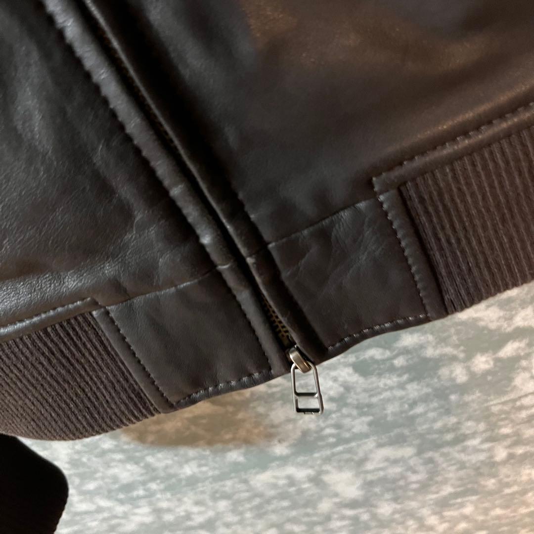 Pretty Green ブルゾンタイプ レザージャケット プリティグリーン