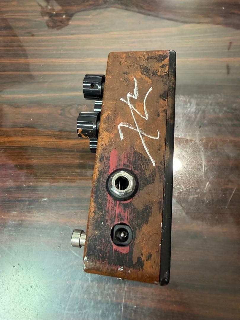 KarDiaN DS4A ディストーションエフェクター　ビルダーサイン入り