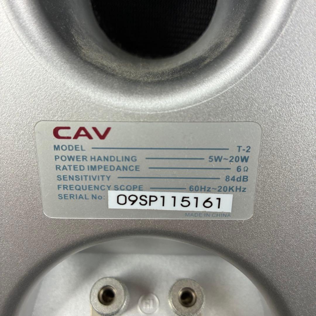 ゴ*ン様 【希少】CAV 真空管アンプ VAZIO T-2 スピーカー　オーディ
