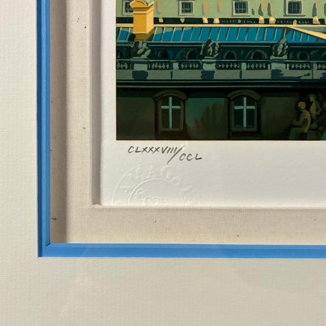 美品 ヒロ・ヤマガタ「そよ風に乗って」シルクスクリーン 大作 直筆サイン保証書有