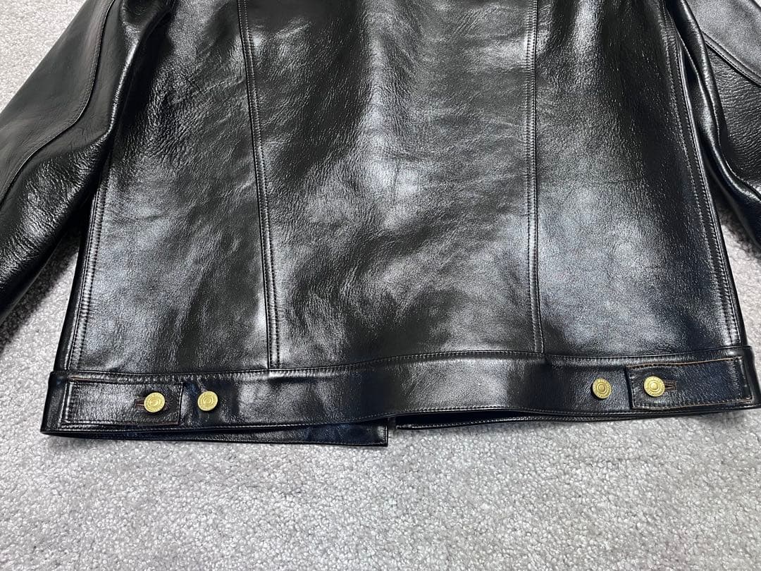 DOUBLE HELIX/ダブルヘリックス/ホースハイドレザー/大きサイズ48