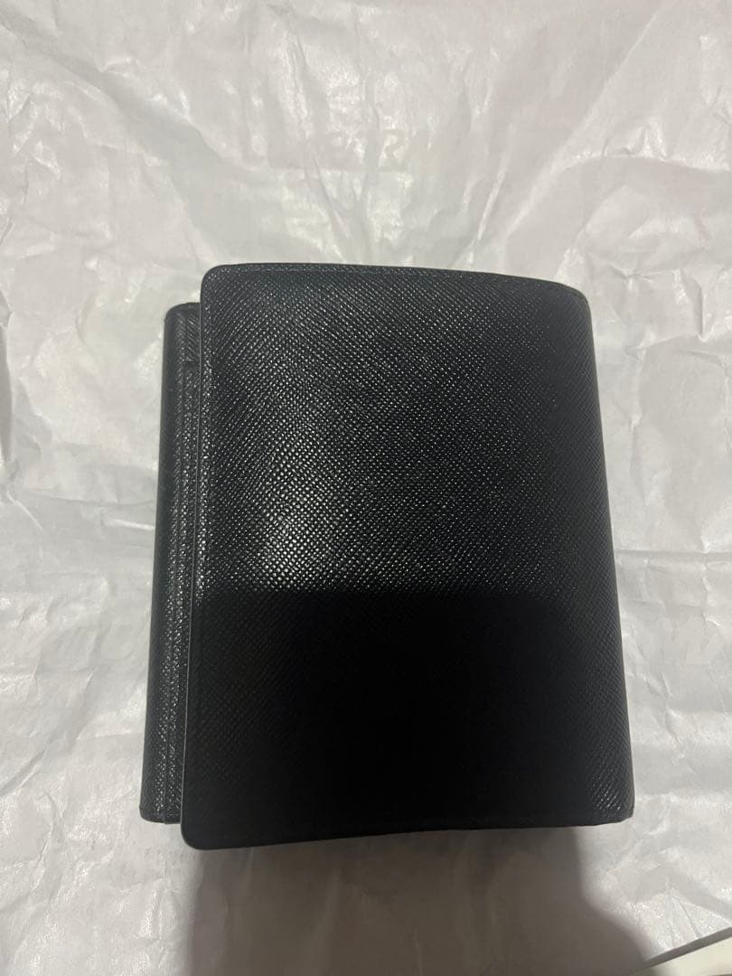 【美品】BURBERRY バーバリー　ブラック二つ折り財布