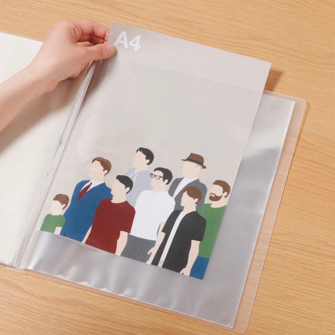 無印良品 クリアホルダー A4ワイド 10個