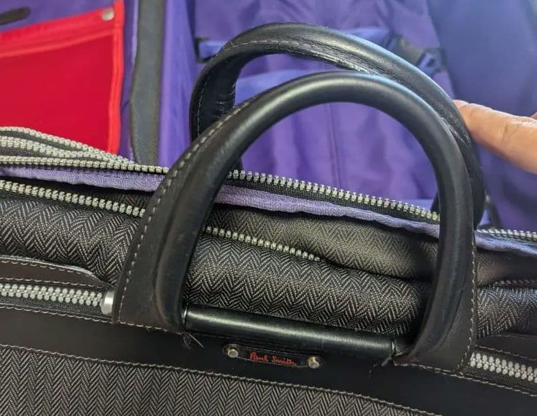 Paul Smith ヘリンボーン　キャリーケース　ビジネスバック ACE社製