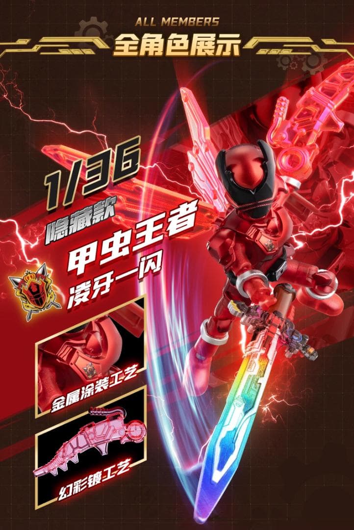 スーパー戦隊 ブロックフィギュア１弾 GALAXY VERSION 群星版