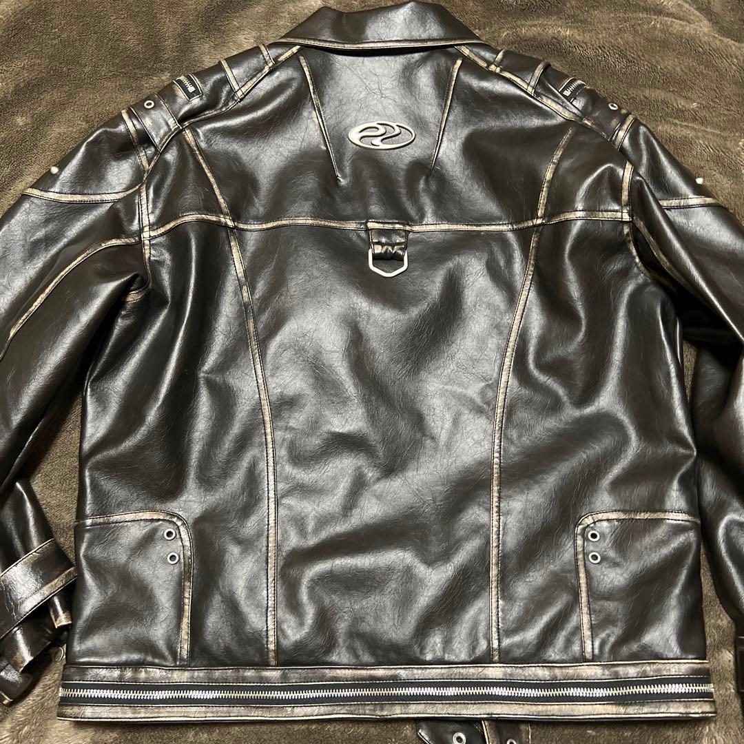 PERSONSOUL ブラックレザージャケット パーソンソウル