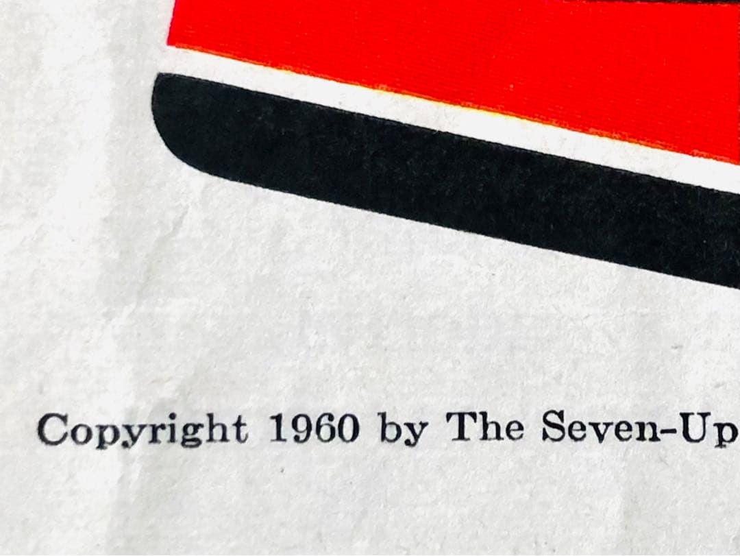 セブンアップ当時物ビンテージ７-upセブンアップ＊アメグラ＊60年広告