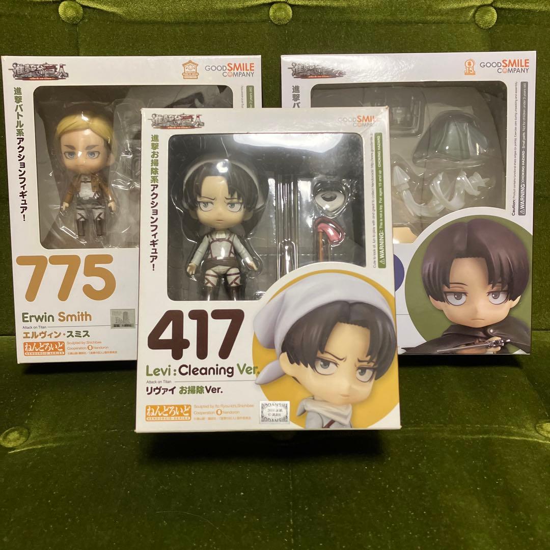 リヴァイ　エルヴィン　お掃除　ねんどろいど