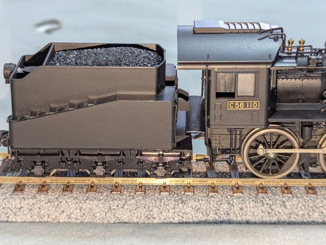 KATO　C56　蒸気機関車　【1-201】　HOゲージ　パーツ取付済み