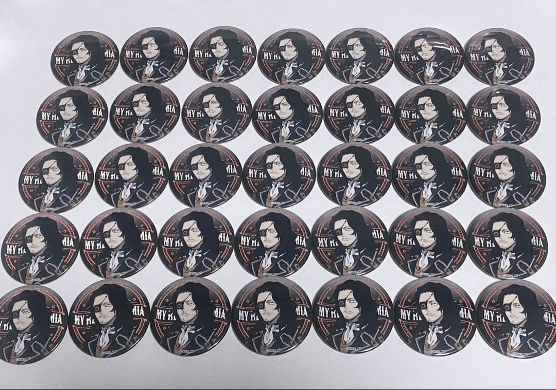 僕のヒーローアカデミア スチームパンク缶バッジ 相澤消太 35点