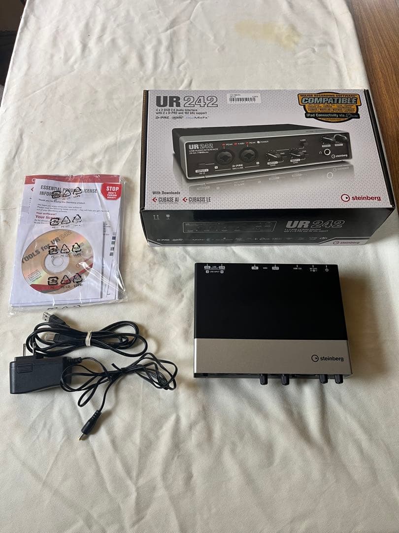 Steinberg UR242 オーディオインターフェイス 付属品全てあり