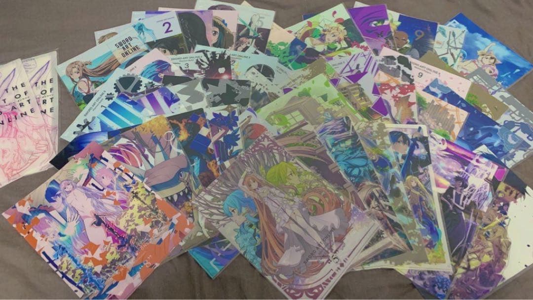 【sao】AOSAO クリアファイル全42種セット　（おまけ付き）