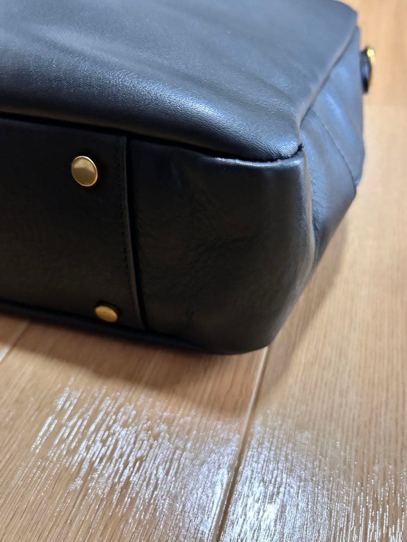 未使用　fetia ブリーフケース ライロア ブラック　本革レザー【廃盤品】