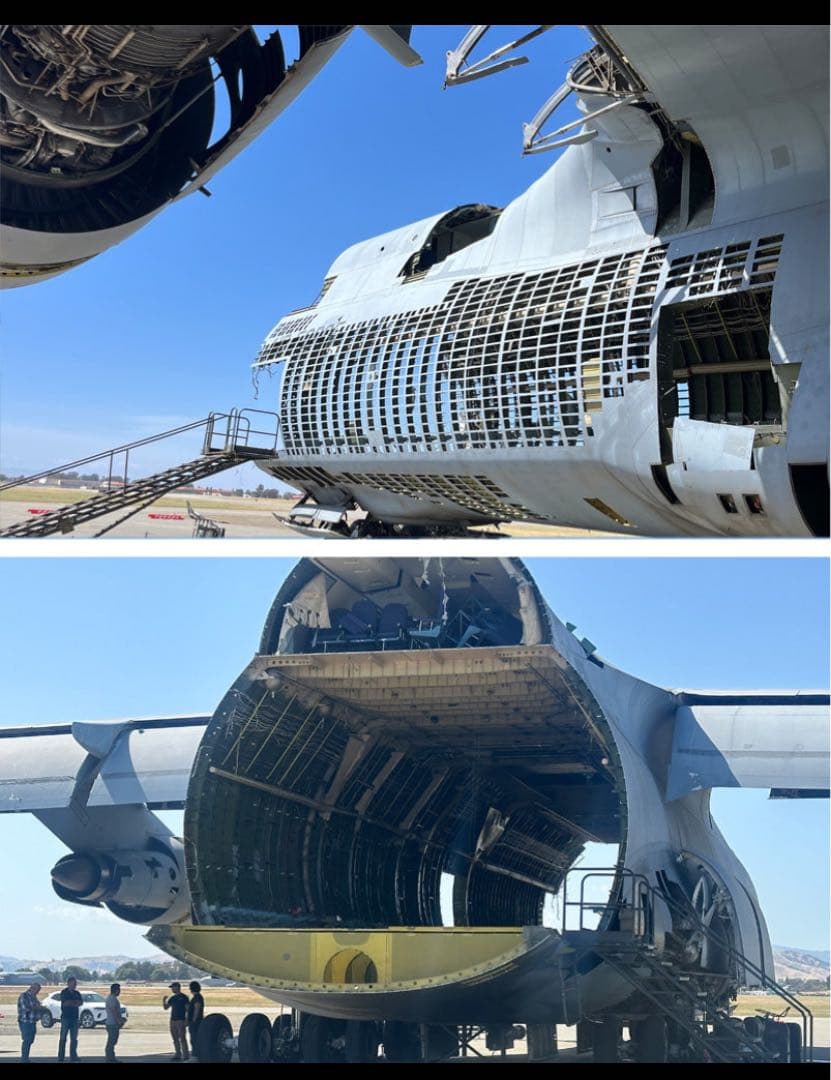 米空軍 輸送機 C-5 ギャラクシー タグ キーホルダー USAF 実機