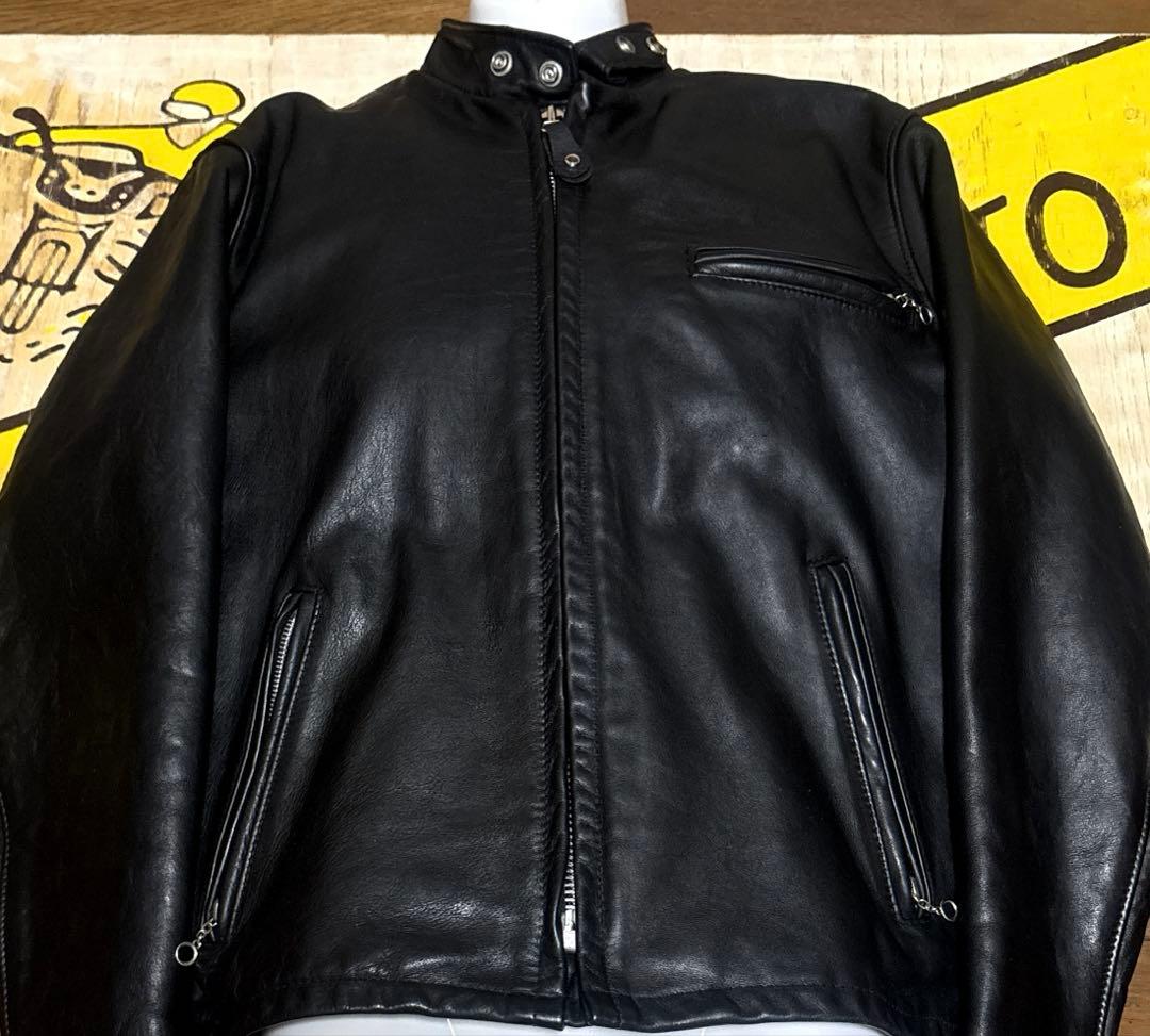 美品‼️schott641 40インチシングルライダース　インナーボア付