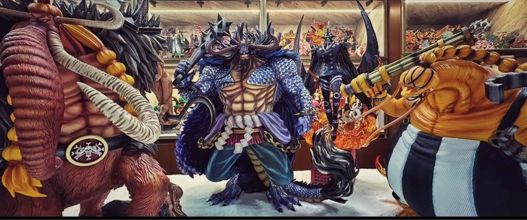 ONE PIECE ワンピース クイーン【人獣形態】 フィギュア ガレージキット