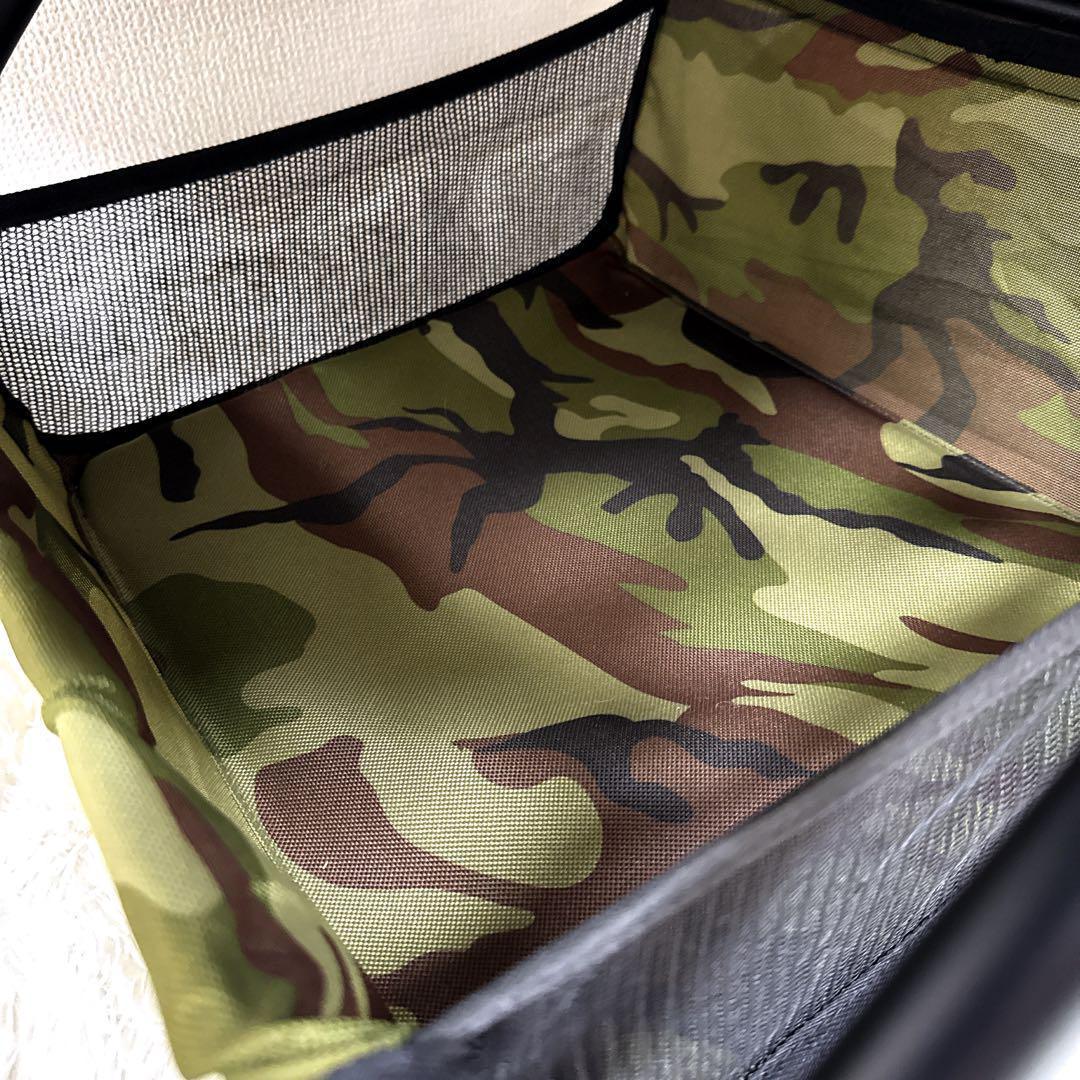 【限定】ピッコロカーネ プリモ 迷彩 ペットカート 中型犬 多頭飼 ロゴ有 人気