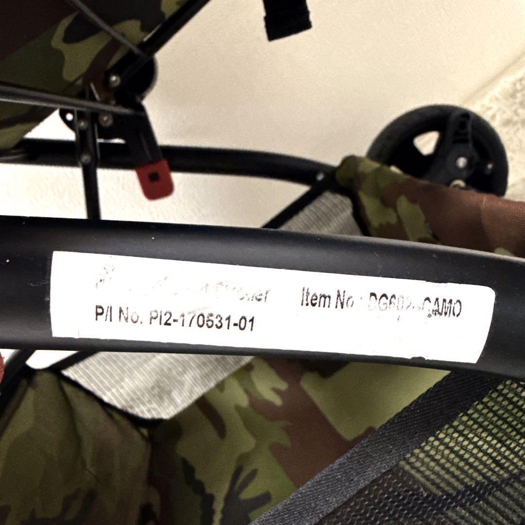 【限定】ピッコロカーネ プリモ 迷彩 ペットカート 中型犬 多頭飼 ロゴ有 人気