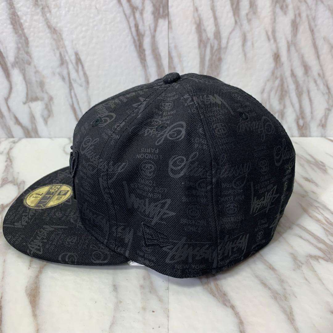 帽子 00s stussy newera 59fifty 59.6cm black