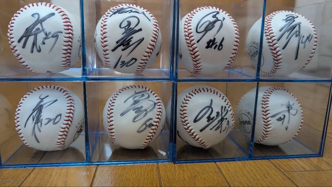 千葉ロッテマリーンズ 　直筆サインボール　62個ケース付き　＋1個（追加）